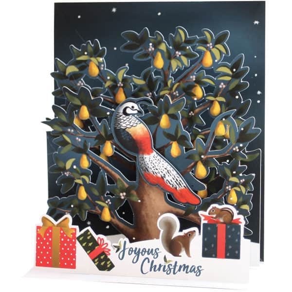 Partridge in a Pear Tree Musical Pop-Up Christmas Cards