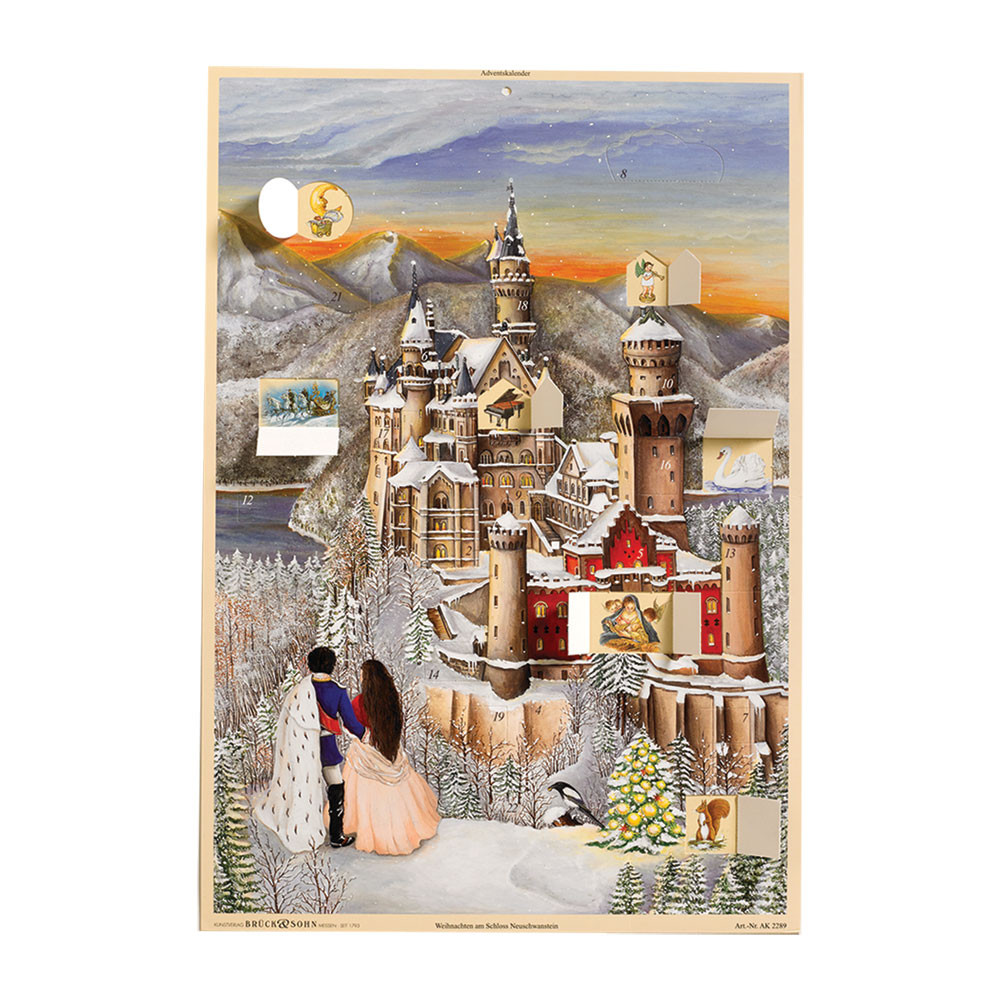 Snowy Neuschwanstein Castle Advent Calendar 18 Reviews 4.33 Stars