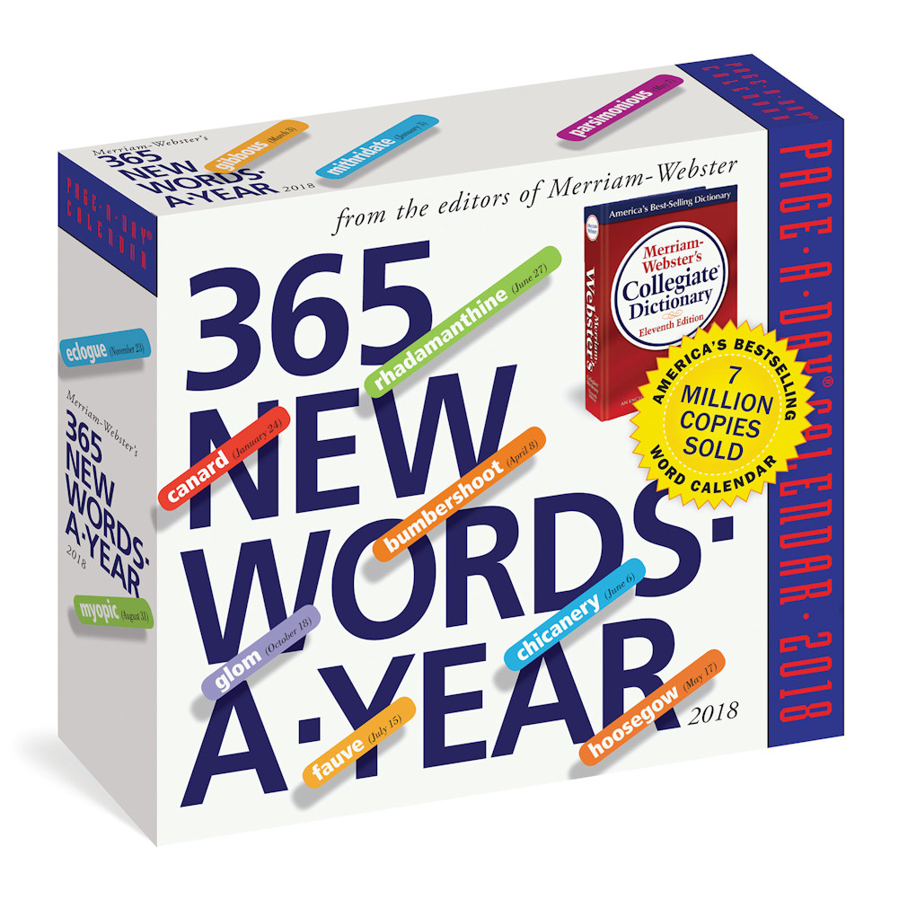 2018 365 New WordsaYear PageaDay Calendar 2 Reviews 5 Stars