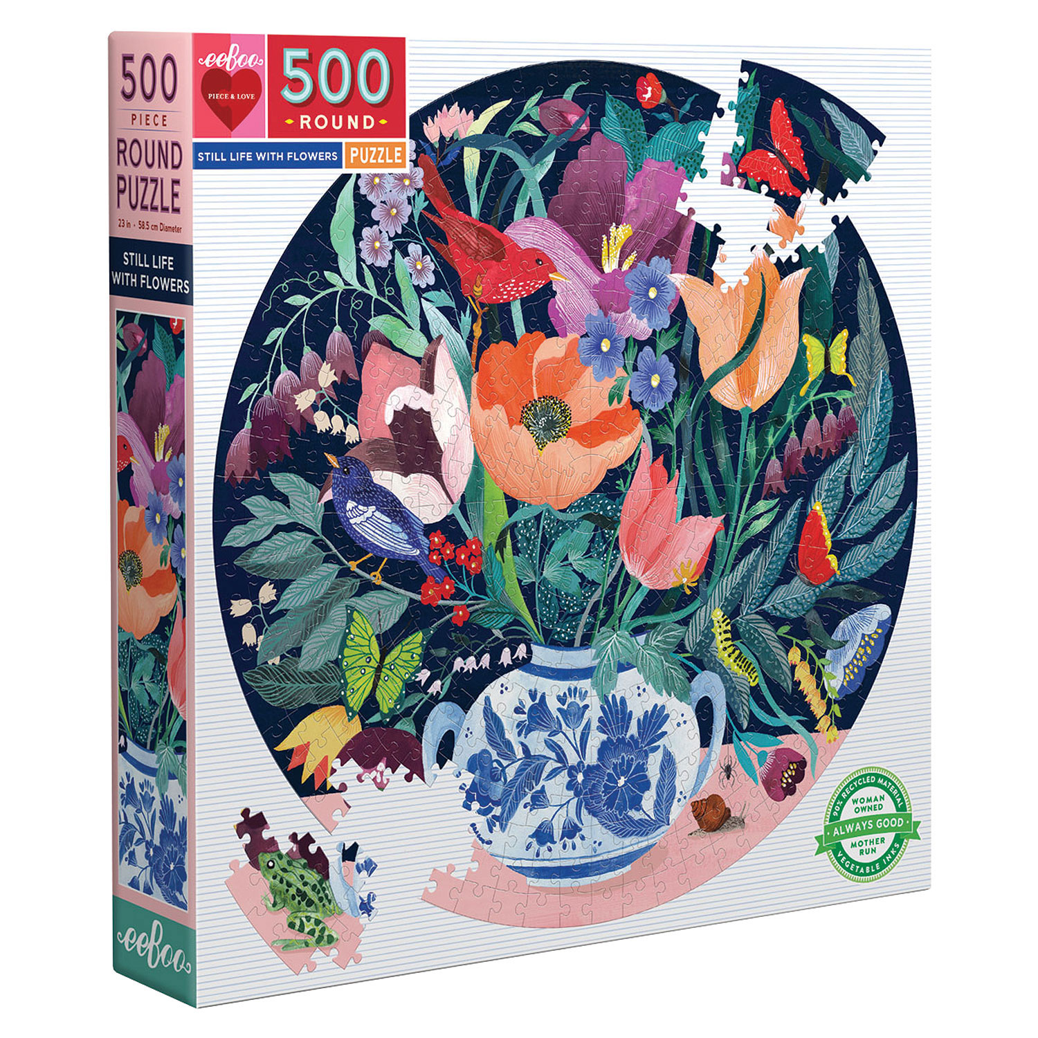 Still Life with Flowers Puzzle | Bas Bleu